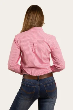 Outlet Ringers Western Ainsley Womens Dress Shirt - Peach