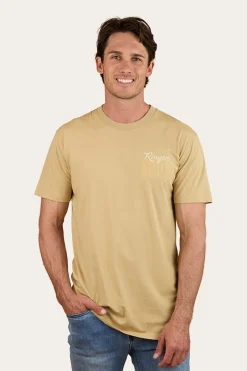 Outlet Ringers Western Aint My First Rumbo Stock Fit T-Shirt - Pale Olive