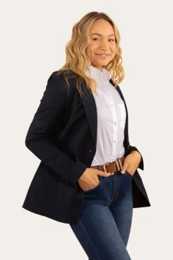 Sale Ringers Western Amelia Womens Blazer - Dark Navy