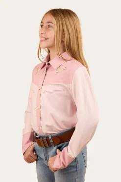 Discount Ringers Western Annie Kids Western Shirt - Pink