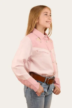 Discount Ringers Western Annie Kids Western Shirt - Pink