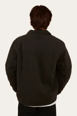Hot Ringers Western Anvil Mens Jacket - Washed Black