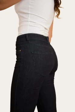 Hot Ringers Western Athena Womens Bootleg Jean - Raw Denim