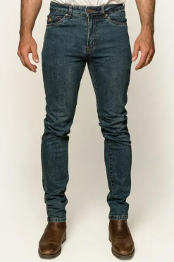 Outlet Ringers Western Austin Mens Slim Fit Jeans - True Blue
