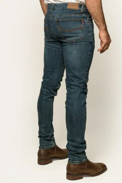Outlet Ringers Western Austin Mens Slim Fit Jeans - True Blue