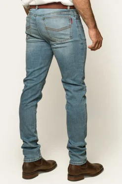 Best Ringers Western Austin Mens Slim Fit Jeans - Vintage Light Blue