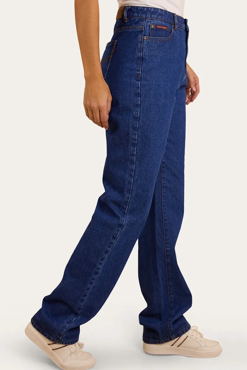 Outlet Ringers Western Autumn Womens Straight Leg Jean - True Blue
