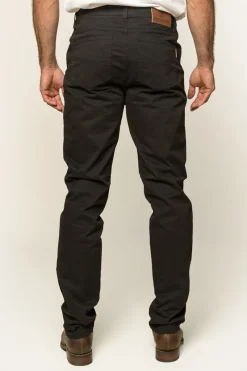 Hot Ringers Western Avondale Mens 5 Pocket Stretch Drill Jeans - Black