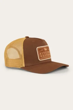 Discount Ringers Western Awol Trucker Cap - Chocolate
