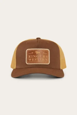 Discount Ringers Western Awol Trucker Cap - Chocolate