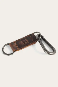 New Ringers Western Banjo Keyring - Burnt Brown