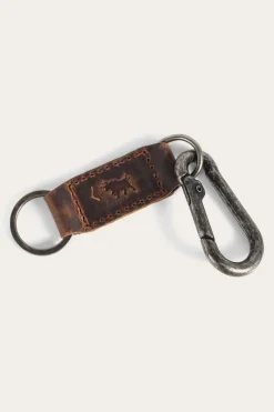 New Ringers Western Banjo Keyring - Burnt Brown