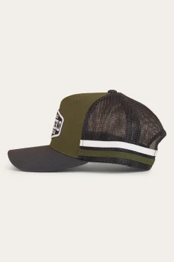 New Ringers Western Banks Trucker Cap - Military Green