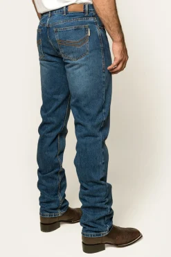 Discount Ringers Western Barrington Mens Slim Fit Jean - Dark Wash Blue