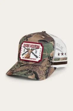 Online Ringers Western Big Buck Deep Fit Trucker Cap - Camo