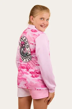 Online Ringers Western Big Catch Kids Fishing Jersey - Ballet Pink