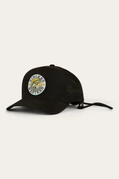 Hot Ringers Western Big Catch Tech Baseball Cap - Black Camo