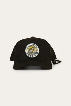 Hot Ringers Western Big Catch Tech Baseball Cap - Black Camo