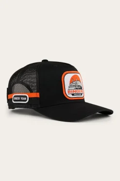 Ringers Western Big Rig Trucker Cap - Black