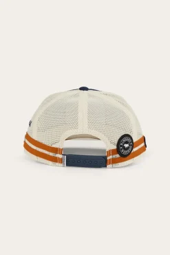 Best Ringers Western Big Rig Trucker Cap - Navy / Burnt Orange
