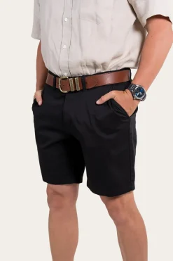 Best Ringers Western Bingara Mens Chino Short - Black