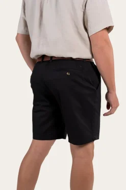 Best Ringers Western Bingara Mens Chino Short - Black