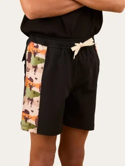 Online Ringers Western Briggsy Boys Swim Short - Black