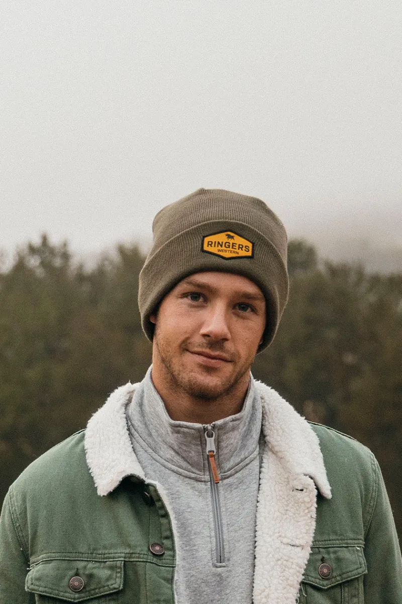 Discount Ringers Western Brunswick Beanie - Military Green