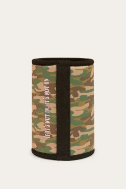 Sale Ringers Western Buckin Barra Stubby Cooler - Camo