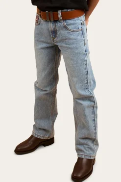 Best Ringers Western Buckland Kids Relaxed Jean - Light Wash Blue