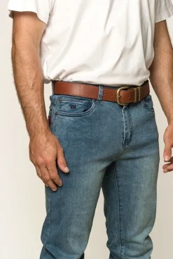 Hot Ringers Western Burke Mens Tapered Slim Leg Jeans - Light Blue
