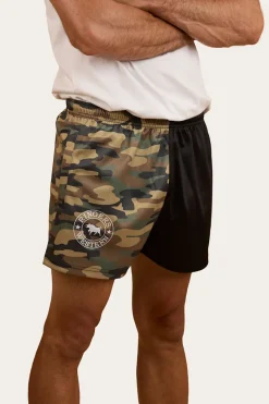 Sale Ringers Western Camo Footy Shorts - Black / Camo