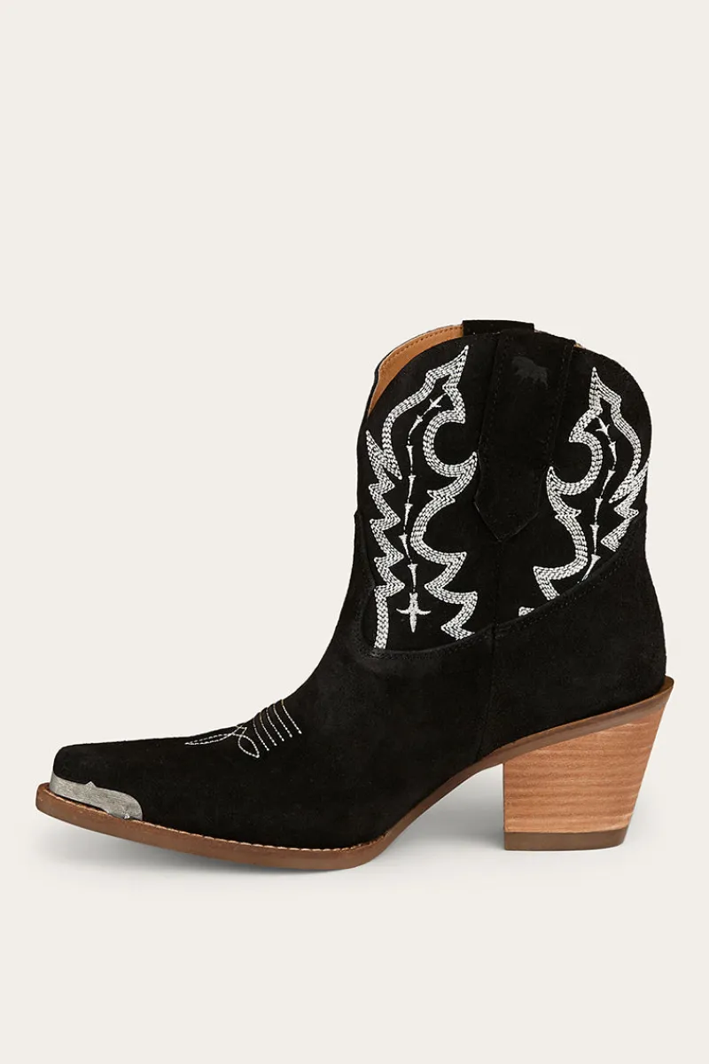 Discount Ringers Western Catalina Womens Western Boot - Black Suede