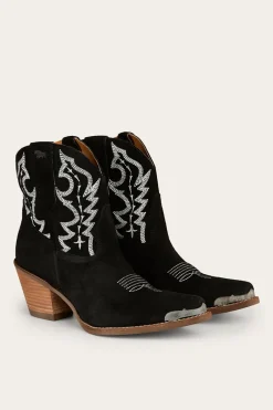 Discount Ringers Western Catalina Womens Western Boot - Black Suede
