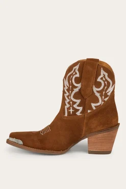 Clearance Ringers Western Catalina Womens Western Boot - Tan Suede