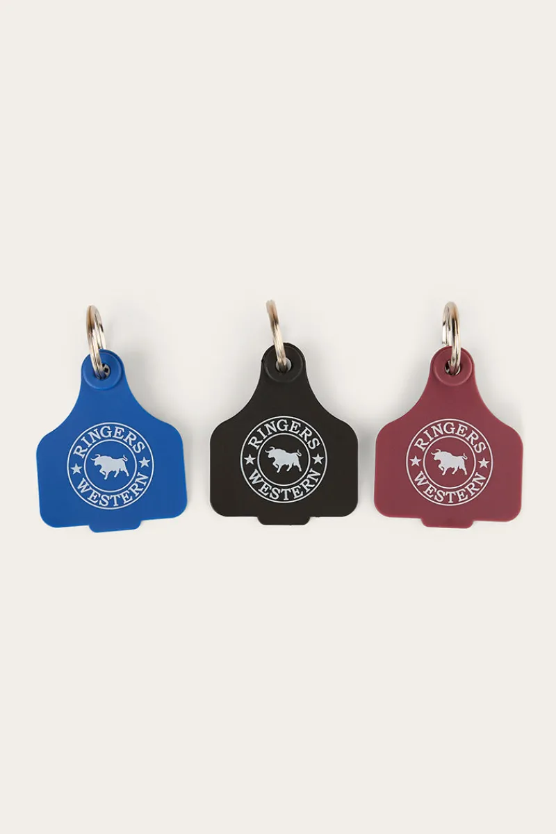 Sale Ringers Western Cattle Tags - 3 Pack - Black / Royal Blue / Burgundy