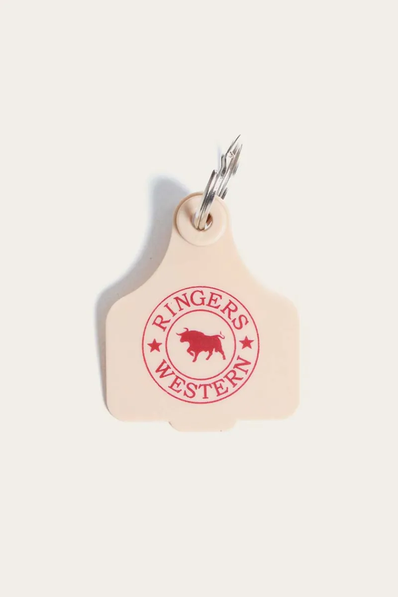 Clearance Ringers Western Cattle Tags - Biscuit