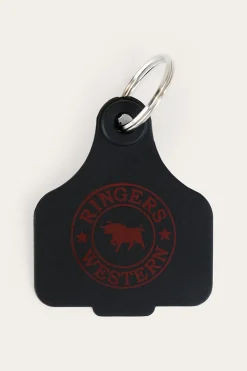 Discount Ringers Western Cattle Tags - Black / Red