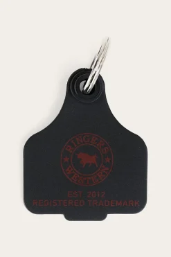 Discount Ringers Western Cattle Tags - Black / Red
