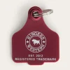New Ringers Western Cattle Tags - Burgundy