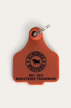 Clearance Ringers Western Cattle Tags - Burnt Orange