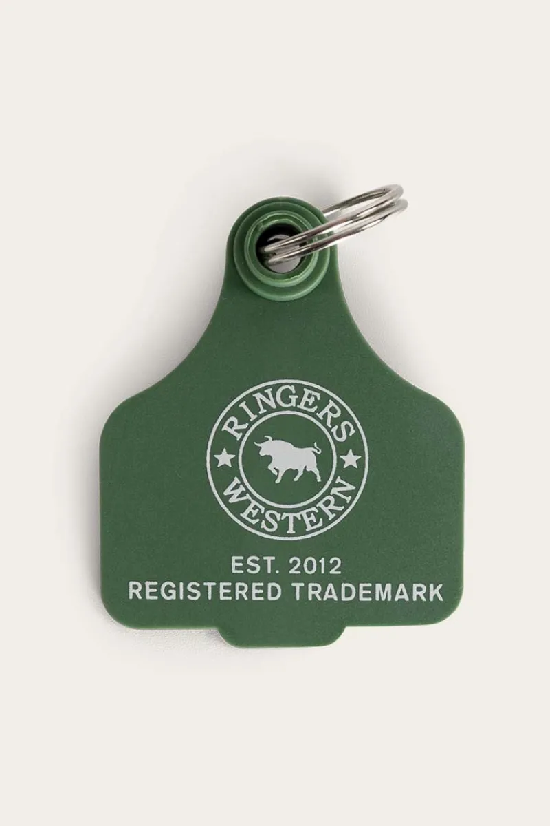 Discount Ringers Western Cattle Tags - Cactus Green