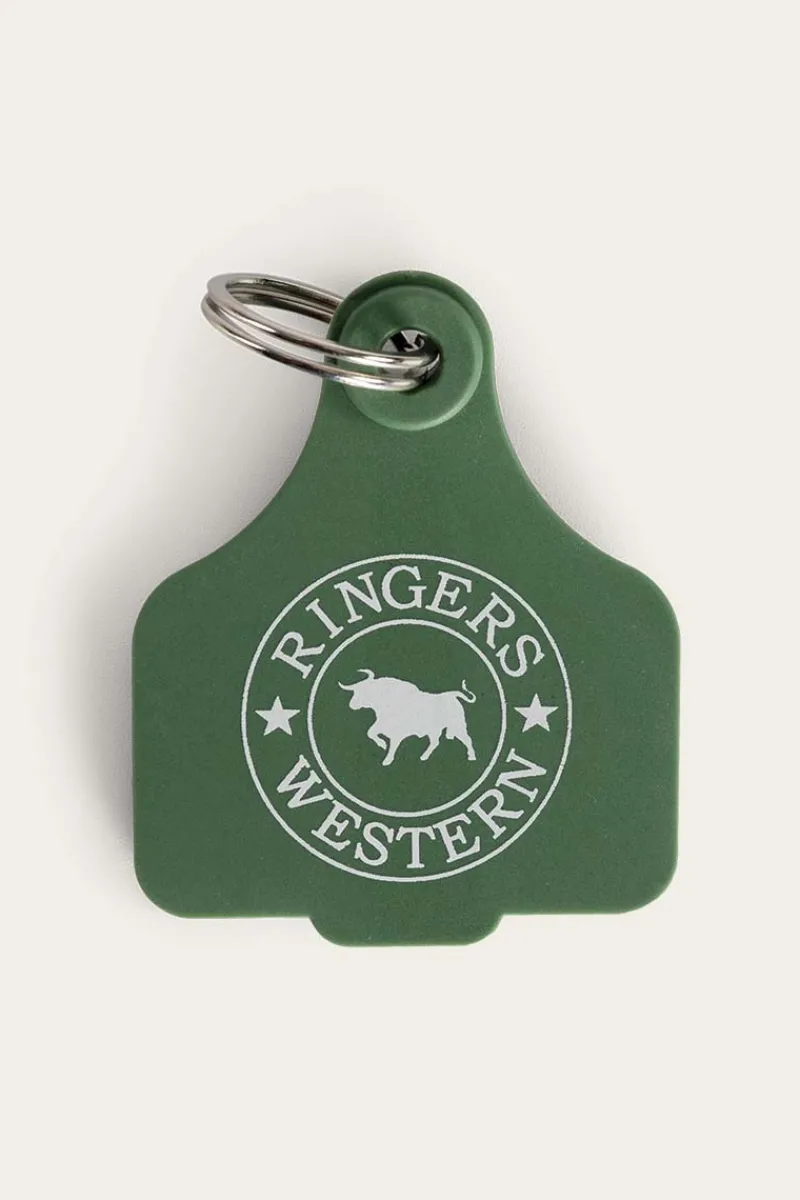Discount Ringers Western Cattle Tags - Cactus Green