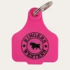 Ringers Western Cattle Tags - Neon Pink