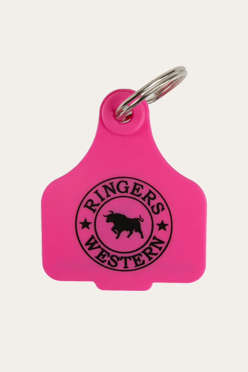 Ringers Western Cattle Tags - Neon Pink