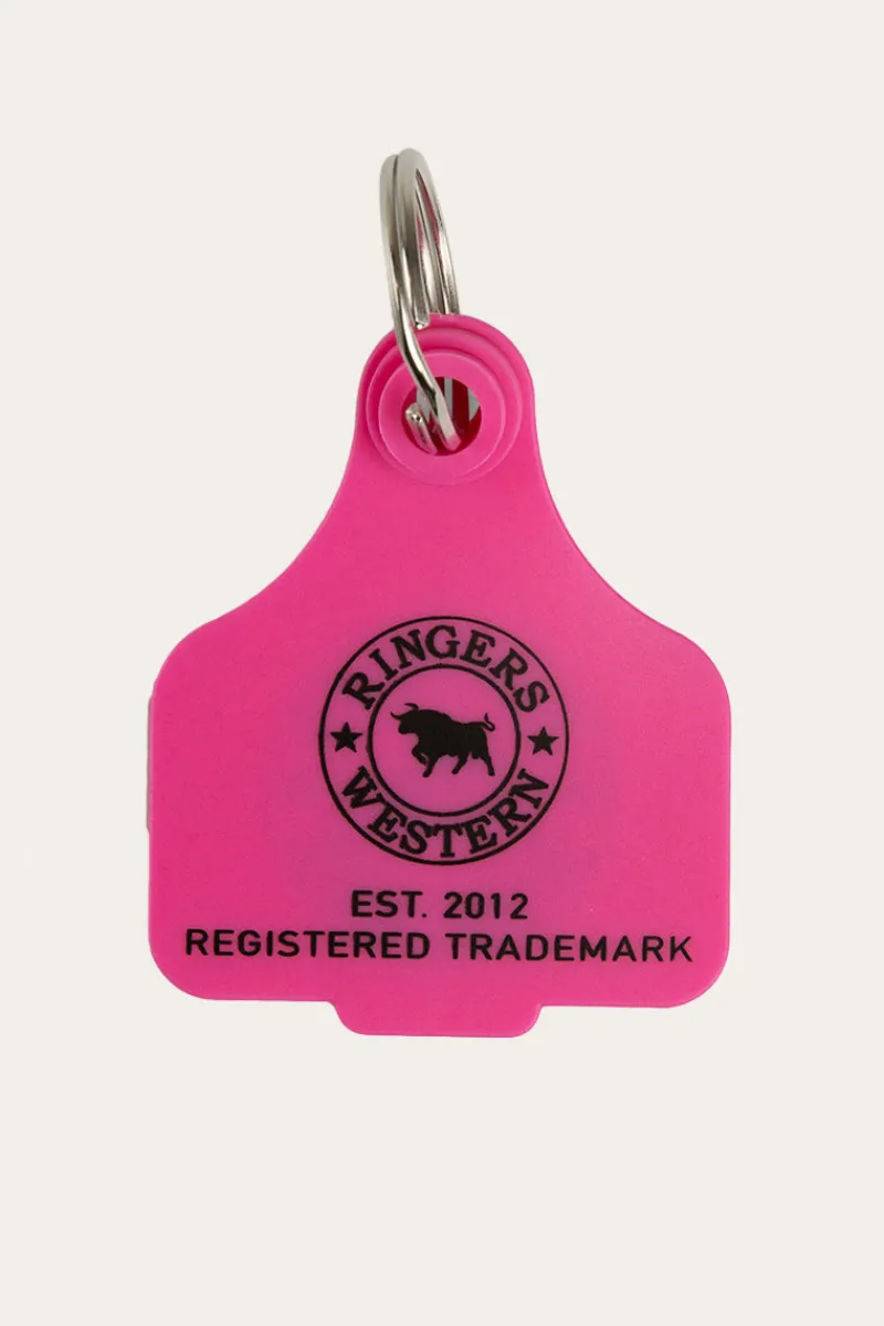 Ringers Western Cattle Tags - Neon Pink