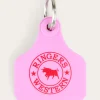Ringers Western Cattle Tags - Pink / Red