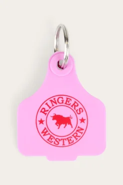 Ringers Western Cattle Tags - Pink / Red