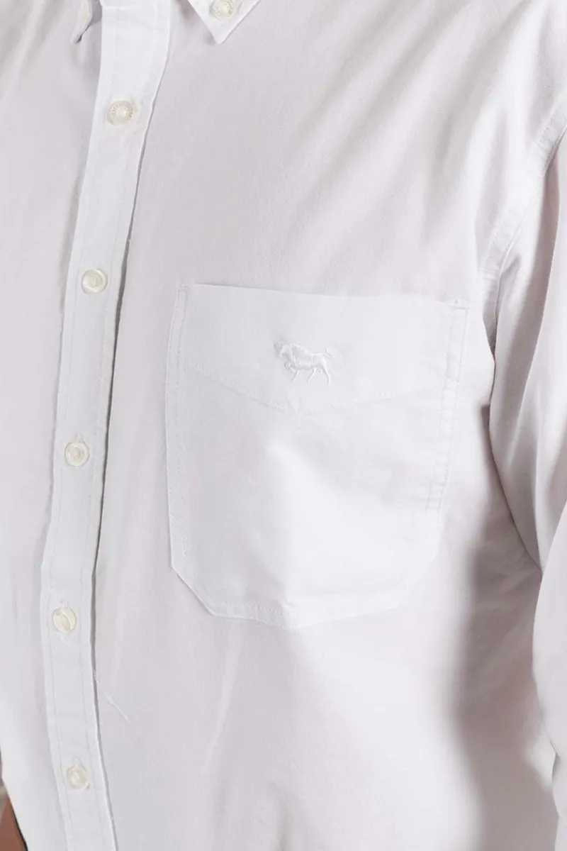 Best Ringers Western Centenary Mens Semi Fitted Dress Shirt - White