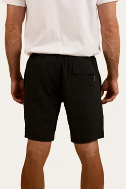 Sale Ringers Western Chaffey Dam Mens Swim Short - Black